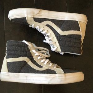 Vans x Madewell Wool Sk8 Hi Tops